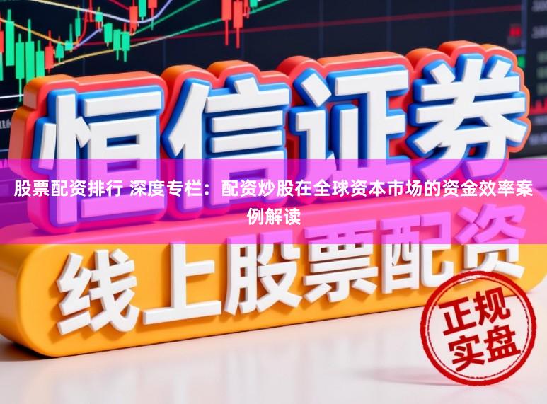 股票配资排行 深度专栏：配资炒股在全球资本市场的资金效率案例解读